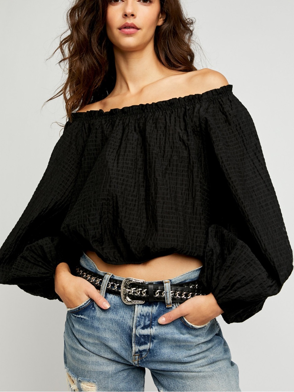 Free People Alicia Off The Shoulder Top